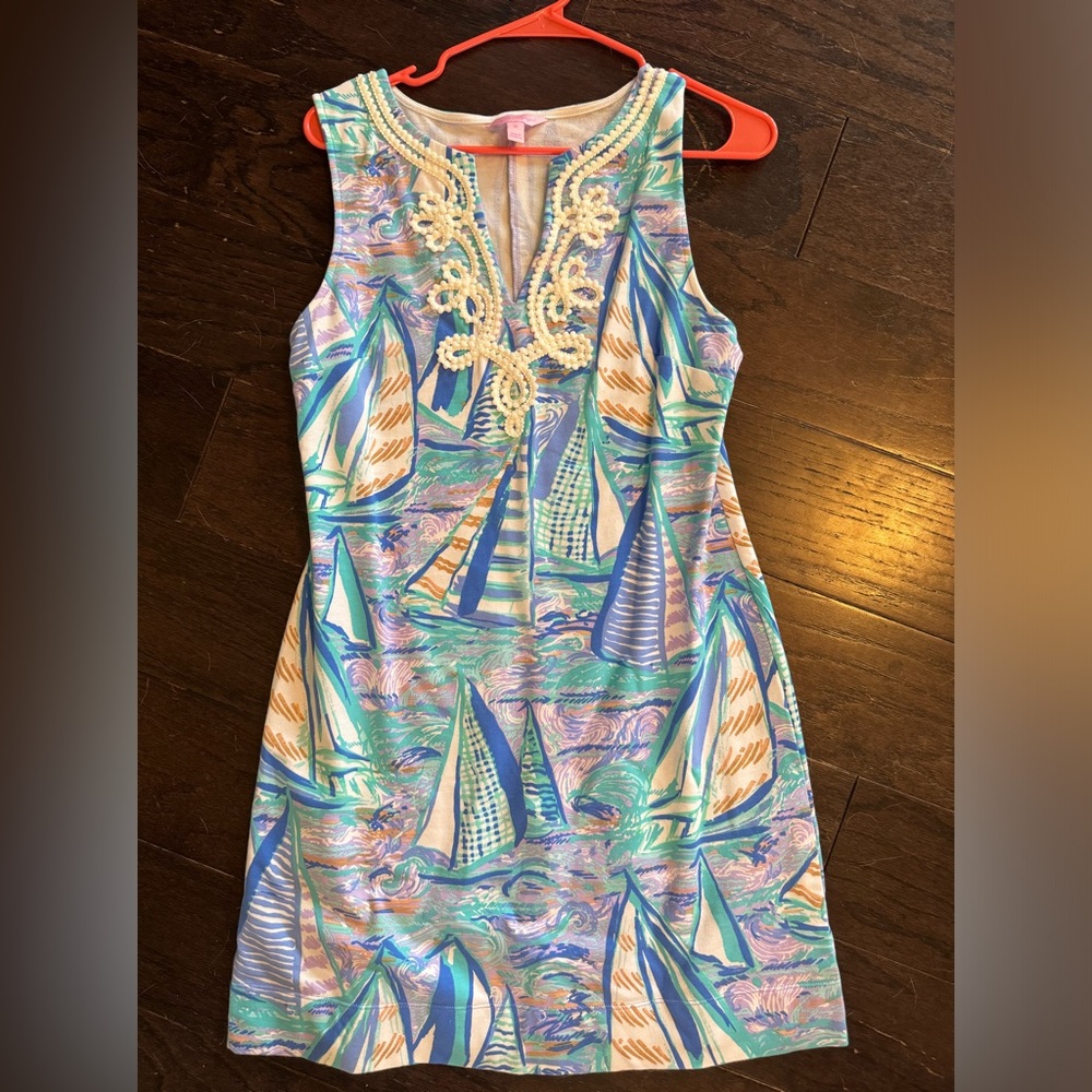 Lilly Pulitzer Harper Sailboat shift dress